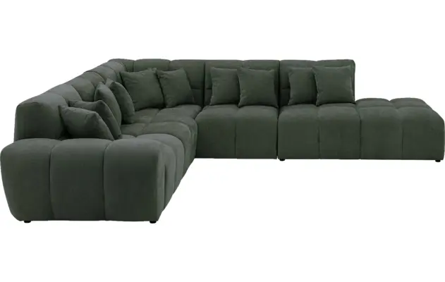 Goossens excellent hoekbank kubus groen stof - 8252752-goossens-excellent-kubus-bank-stof-groen-03 2